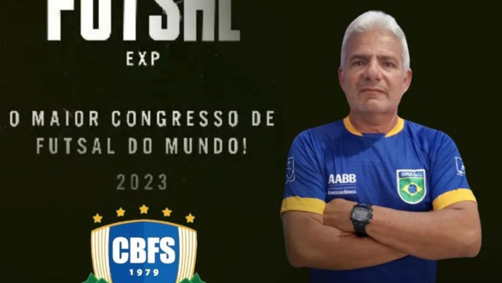 Professor Vaval representa a Paraíba no maior congresso de Futsal do mundo que acontece de 18 a 20 d