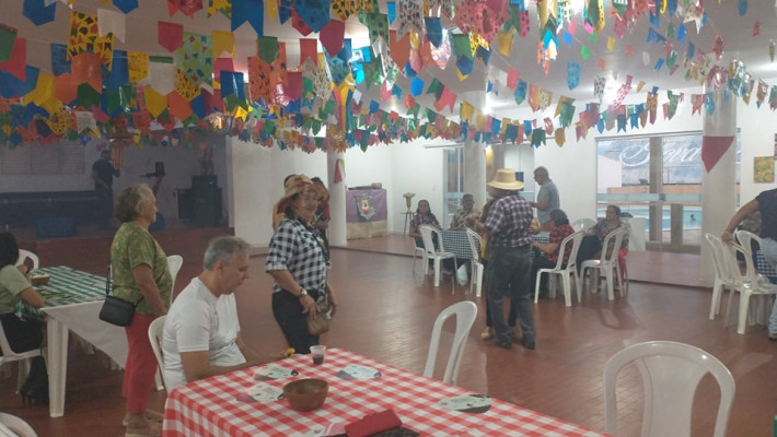 Hoje ocorreu o são João do nosso grupo do vida mais ativa!