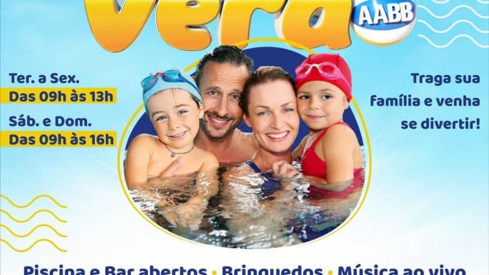 NÃO VIAJOU NAS FERIAS? ENTÃO VENHA PARA A AABB PATOS!