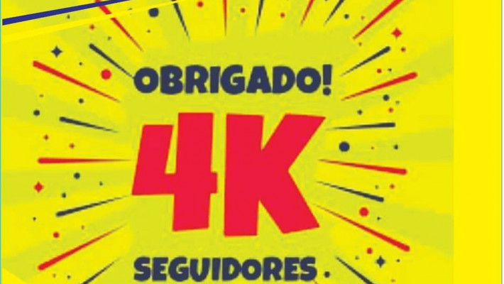 SOMOS 4000 SEGUIDORES NO INSTAGRAM!
